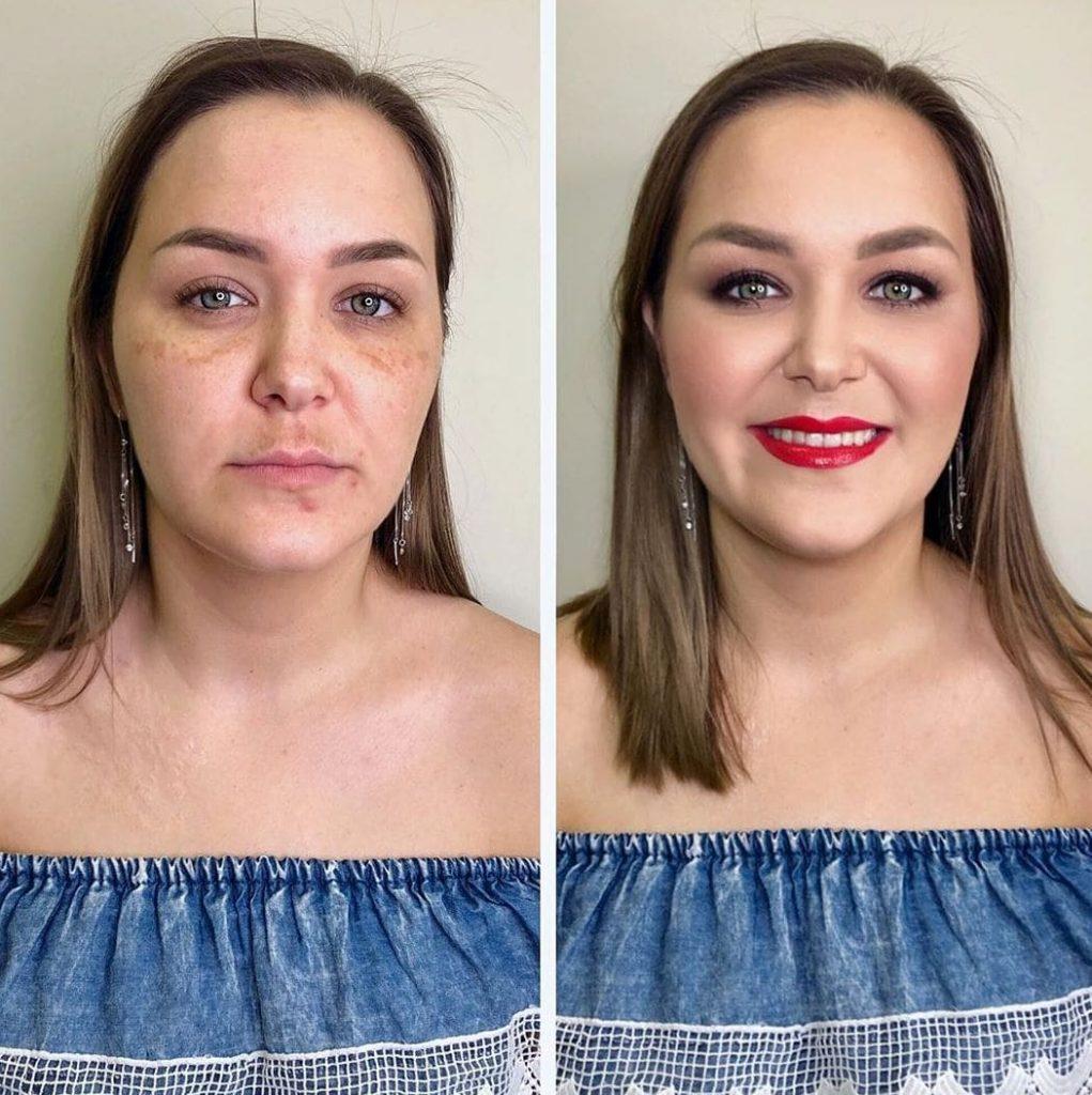 Фото девушек, преображенных известным визажистом, до и